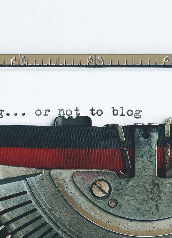 Eine Vintage Schreibmaschine